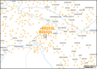 map of Badkūl