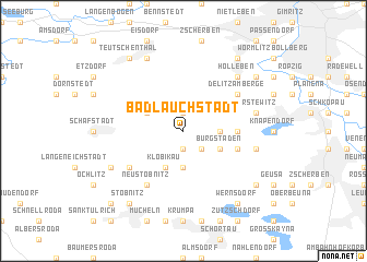 map of Bad Lauchstädt