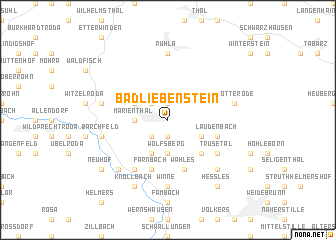 map of Bad Liebenstein