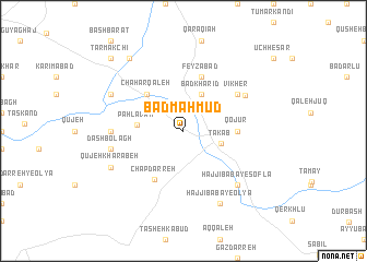 map of Bādmaḩmūd