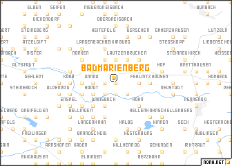 map of Bad Marienberg