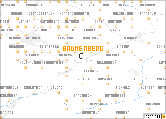 map of Bad Meinberg