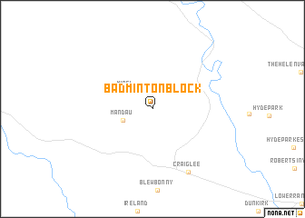 map of Badminton Block