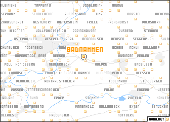 map of Bad Nammen