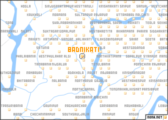 map of Badnikāti