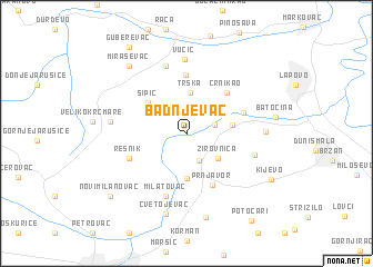 map of Badnjevac