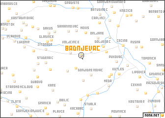 map of Badnjevac