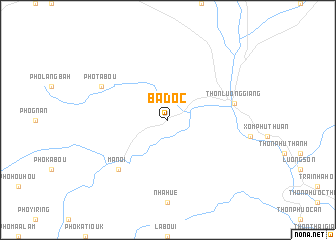 map of Ba Ðộc