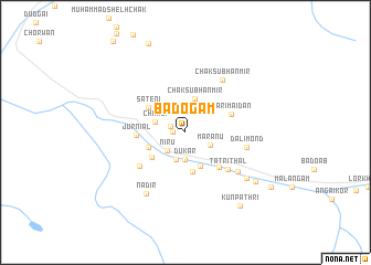 map of Badogām