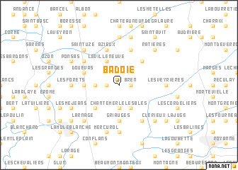 map of Badoie