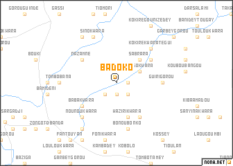 map of Badoko