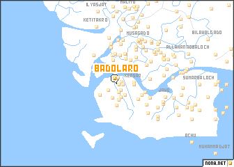 map of Bado Lāro