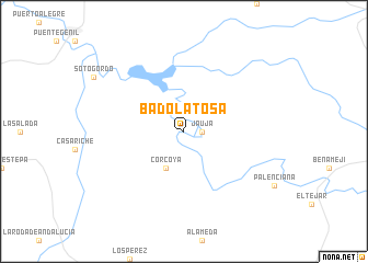 map of Badolatosa