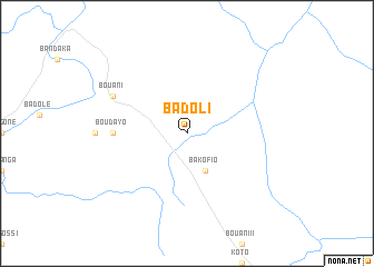 map of Badoli