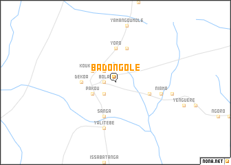 map of Badongolé