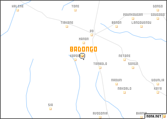 map of Badongo