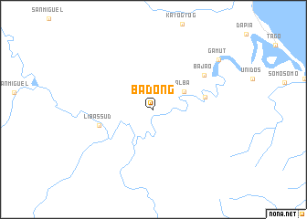 map of Badong