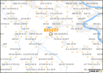 map of Badorf