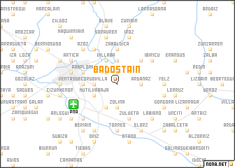 map of Badostáin