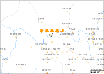 map of Badougoula