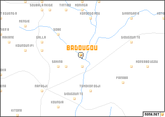 map of Badougou