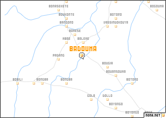 map of Badouma