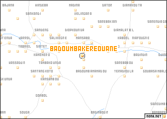 map of Badoumba Kéréouane