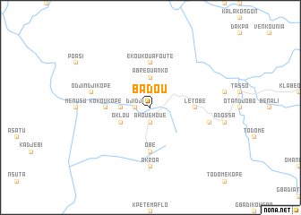 map of Badou