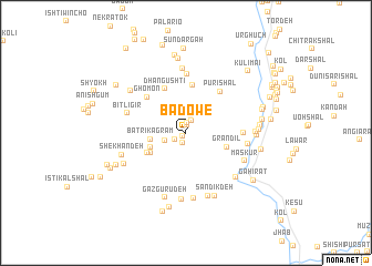 map of Bādowe