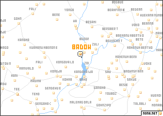 map of Badow