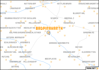 map of Bad Pirawarth