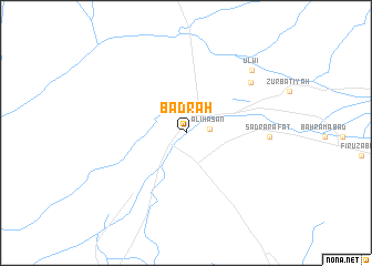 map of Badrah