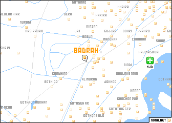 map of Bādrāh