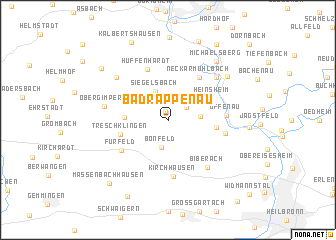 map of Bad Rappenau