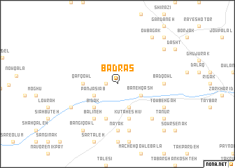 map of Badras