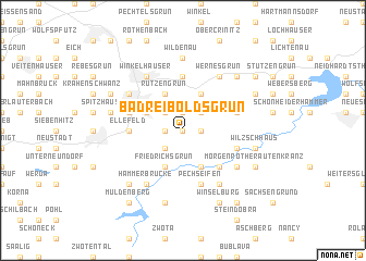 map of Bad Reiboldsgrün