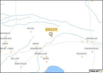 map of Badré