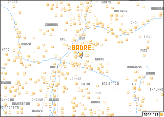 map of Bādre