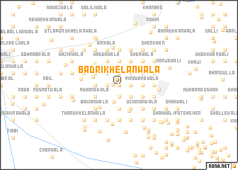map of Badri Khelānwāla
