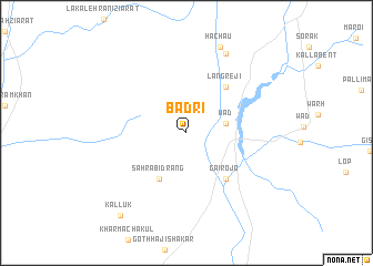 map of Bādri