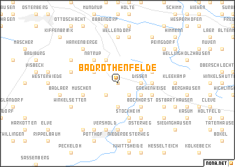 map of Bad Rothenfelde