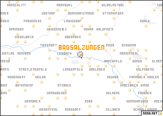 map of Bad Salzungen