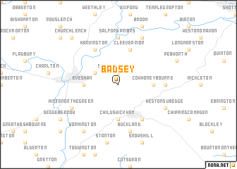 map of Badsey