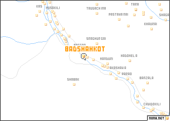 map of Bādshāh Kot