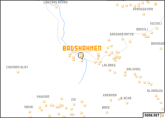 map of Badshāh Men