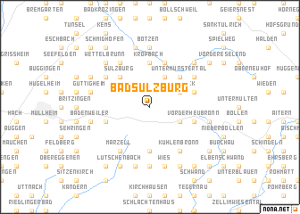 map of Bad Sulzburg