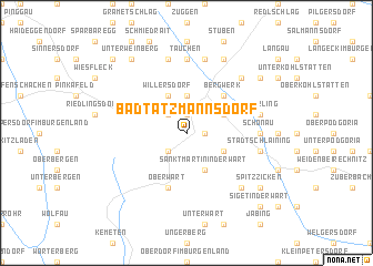 map of Bad Tatzmannsdorf