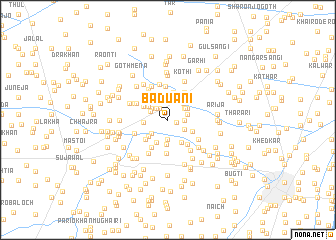 map of Baduāni