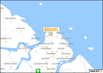 map of Baduel