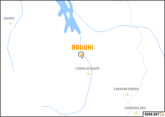 map of Badūhī